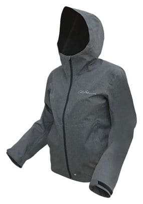 Chaqueta impermeable gris para mujer Chiba