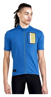 Craft ADV Off-Road Short Sleeve Jersey Blue Yellow