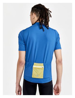 Craft ADV Off-Road Short Sleeve Jersey Blue Yellow