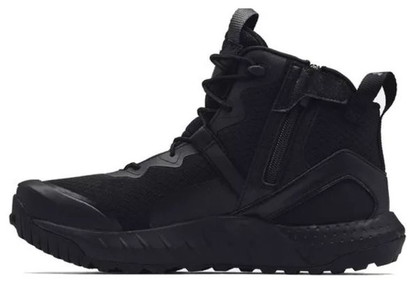 Chaussures Militaires Under Armour Micro G Valsetz Zip Mid Noir Homme