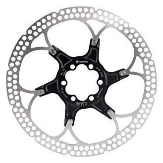 FORMULA Pair of disc 2017 R1 Racing with 2 Disc 180 and 160 mm Black Argent