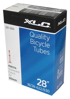 Xlc chambre à air 700x18/28c valve presta 60 mm