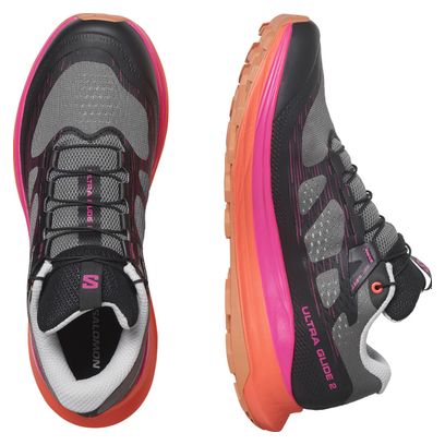 Zapatillas de trail para mujer Salomon Ultra Glide 2 Negras / Rosas
