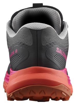 Chaussures de Trail Salomon Ultra Glide 2 Gris/Rose Femme