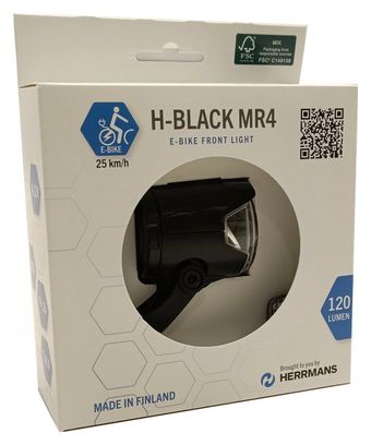 HERRMANS phare H-Black MR4 6-12v E-bike