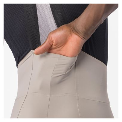 Cuissard Long Castelli Espresso Trnstn Gris Homme