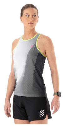 Compressport Women's Performance Singlet Tank Black/White