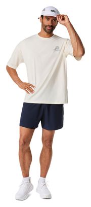T-Shirt Asics Runner Message Graphic Blanc Homme