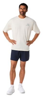 T-Shirt Asics Runner Message Graphic Blanc Homme