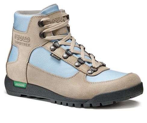 Damen-Wanderschuhe Asolo Supertrek Gore-Tex Beige/Blau