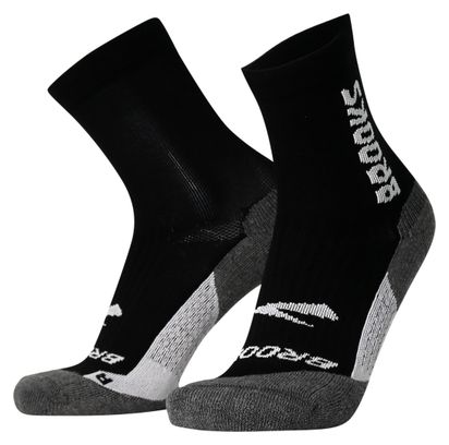 Brooks Ghost Crew Socken Schwarz