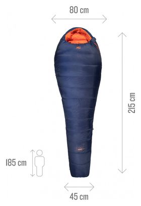 Millet LIGHT DOWN -5° Sleeping Bag Blue