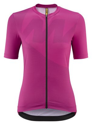 Maglia a maniche corte Mavic Icon Graphic Donna Rosa