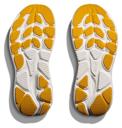 Hoka Clifton 10 hardloopschoenen blauw/geel voor kinderen