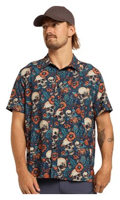 Camicia a maniche corte Dharco Tech Party Skullduggery multicolore uomo