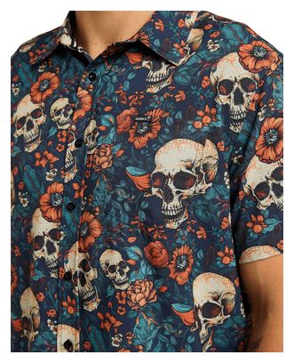 Camicia a maniche corte Dharco Tech Party Skullduggery multicolore uomo