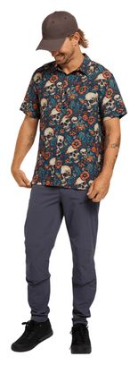Camicia a maniche corte Dharco Tech Party Skullduggery multicolore uomo