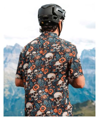 Camicia a maniche corte Dharco Tech Party Skullduggery multicolore uomo
