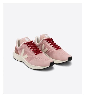 Veja Marlin LT V-Knit Running Shoes Pink White Women