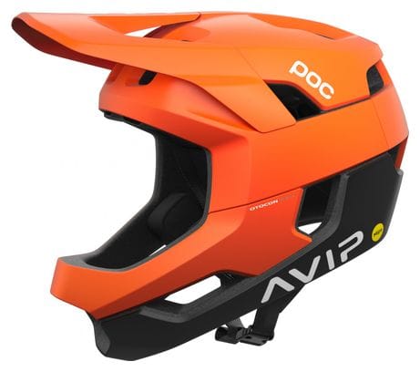 Poc Otocon Race MIPS Helmet Orange/Black Matt