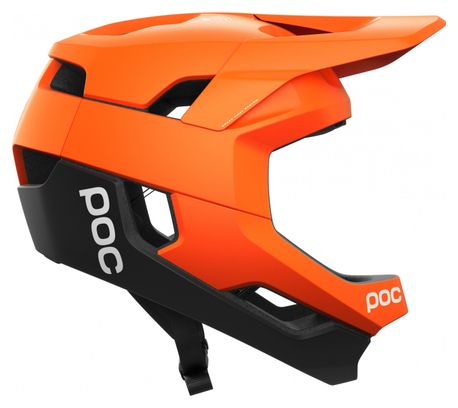 Poc Otocon Race MIPS Helm Orange/Schwarz Matt