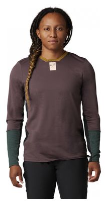 Fox Defend Women's Long Sleeve Jersey Brown