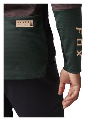 Fox Defend Women's Long Sleeve Jersey Brown