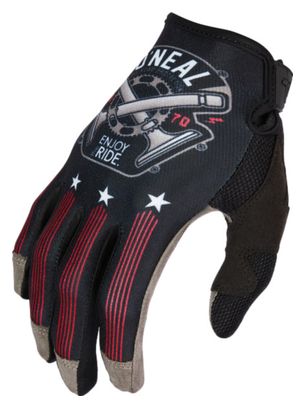 O'Neal Mayhem Piston V.23 Long Gloves Black / White / Red