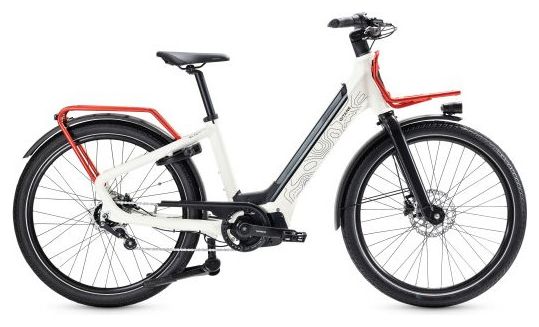 Gitane G-Life Urban 3 Shimano Altus / Tourney 8V 500 Wh 26'' Avorio 2023 bici elettrica da città