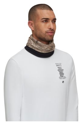 Unisex Mammut Thermo Neck Cover Black/Beige