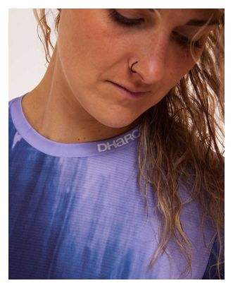Damen Dharco Gravity Langarmtrikot Weiß/Blau
