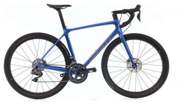 Produit reconditionné · Giant TCR Advanced Pro 0 Carbone Di2 11V · Bleu / Vélo de route / Giant | Très bon état