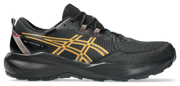 Asics Gel-Venture 11 Waterproof Men's Trail Running Shoes - Black/Orange