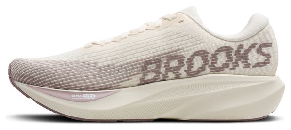 Brooks Ghost Amp Women's Running Shoes in Beige/Purple