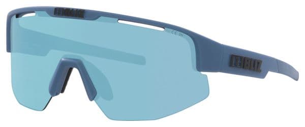 Lunettes Bliz Matrix Small Bleu Mat - Ice Blue Mirror