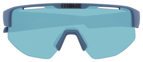 Lunettes Bliz Matrix Small Bleu Mat - Ice Blue Mirror