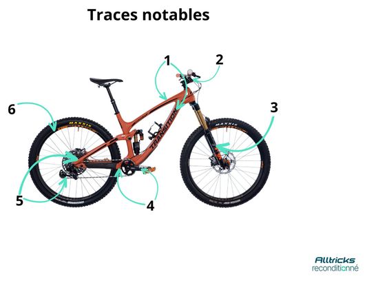 Prodotto ricondizionato - Smuggler Transition All Mountain Bike Sram GX Eagle 12V Arancione Mat 2020