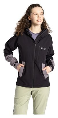 Dames ION Shelter 2L Softshell MTB jas Zwart