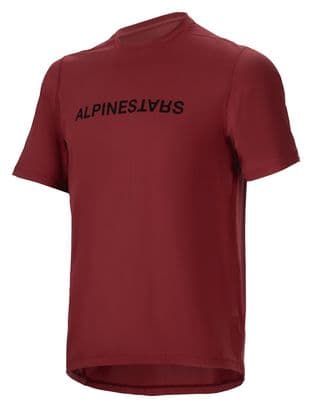 Alpinestars A-Dura Switch Bordeaux Junior Short Sleeve Jersey