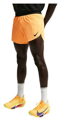 Nike AeroSwift 4in Orange herenshort met split