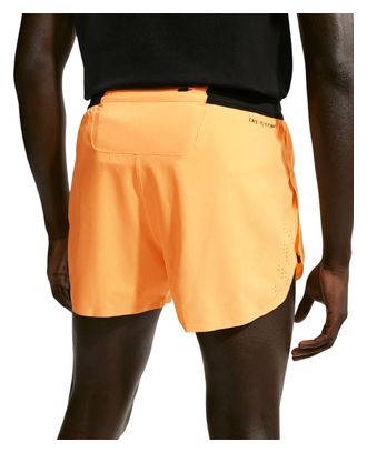 Nike AeroSwift 4in Orange herenshort met split