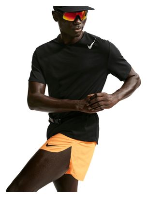 Nike AeroSwift 4in Orange herenshort met split
