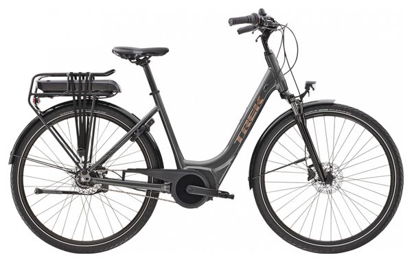 Vélo de Ville Électrique Trek District+ 1 Lowstep 300wh Shimano Nexus 7V Lithium Grey 2022