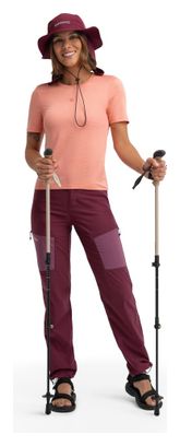 T-shirt randonnée manches courtes femme Clarity Pink Rose
