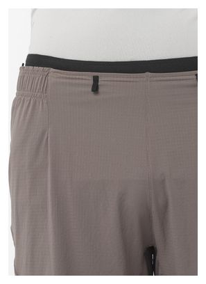 Short Salomon Sense Aero 7in Marron Homme