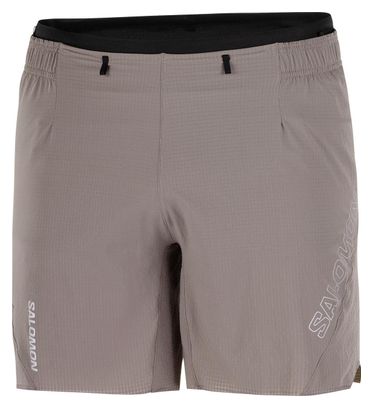 Short Salomon Sense Aero 7in Marron Homme