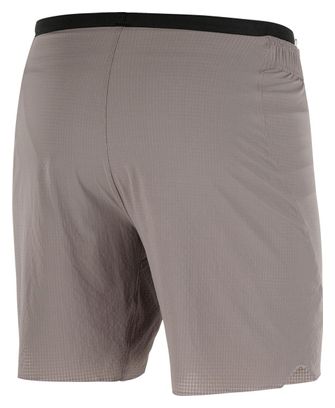 Short Salomon Sense Aero 7in Marron Homme