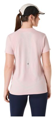 Maglia a maniche corte Asics Road Seamless rosa da donna