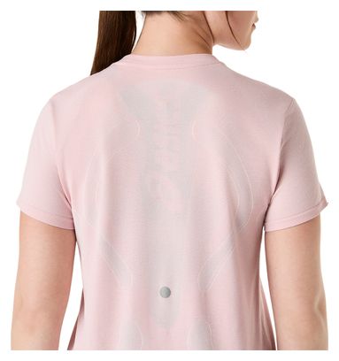 Maglia a maniche corte Asics Road Seamless rosa da donna