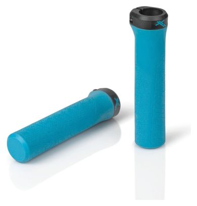 Pair of XLCG R-G26 Sport Grips 135 mm Turquoise Blue